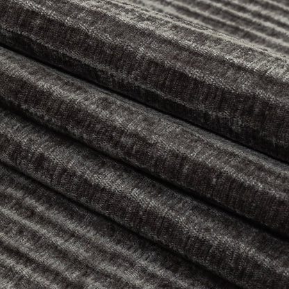 Steel Ribbed Polyester Chenille Woven Folded