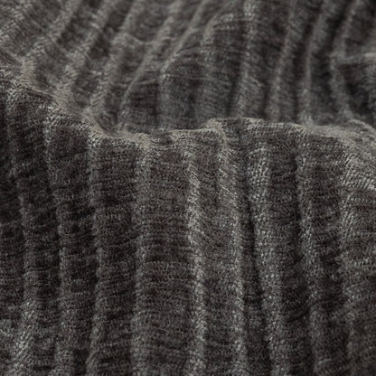 Steel Ribbed Polyester Chenille Woven Detail