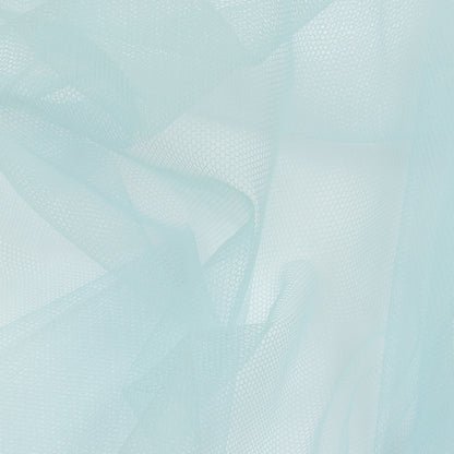 Soft Nylon Tulle - Light Blue - Leonardo Collection Folded