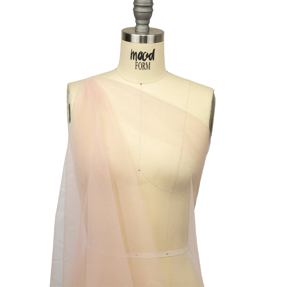 Chintz Pink Leonardo Soft Nylon Tulle - Detail