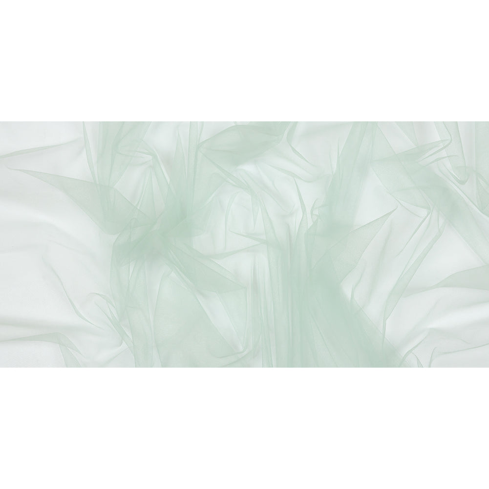 Dusty Aqua Leonardo Soft Nylon Tulle - Drape