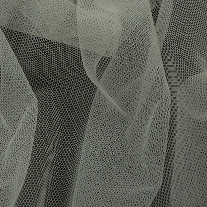 Soft Nylon Tulle - Light Gray - Leonardo Collection Folded
