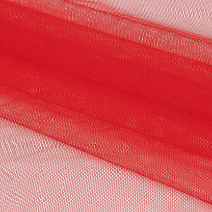 Bright Red Leonardo Soft Nylon Tulle - Full