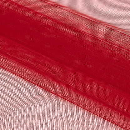 Cherry Red Leonardo Soft Nylon Tulle - Full