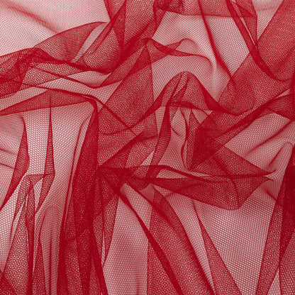 Cherry Red Leonardo Soft Nylon Tulle
