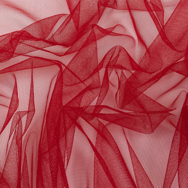 Cherry Red Leonardo Soft Nylon Tulle