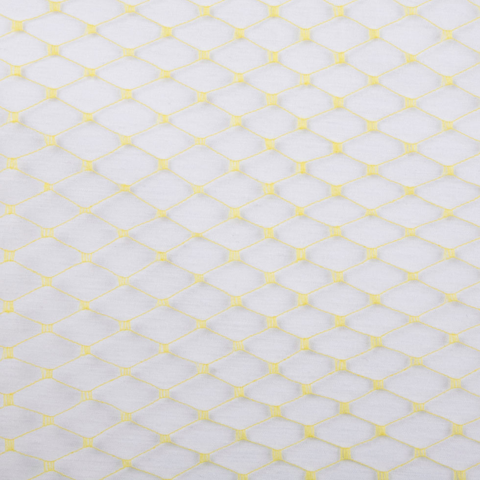 9 Yellow Russian Veil Lace