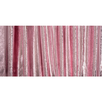 Ingot Pink Crinkled Fabric-Backed Mirror Vinyl - Full