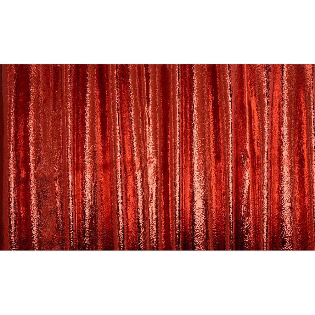 Ingot Red Crinkled Fabric-Backed Mirror Vinyl Full