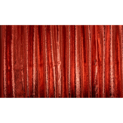 Ingot Red Crinkled Fabric-Backed Mirror Vinyl Full
