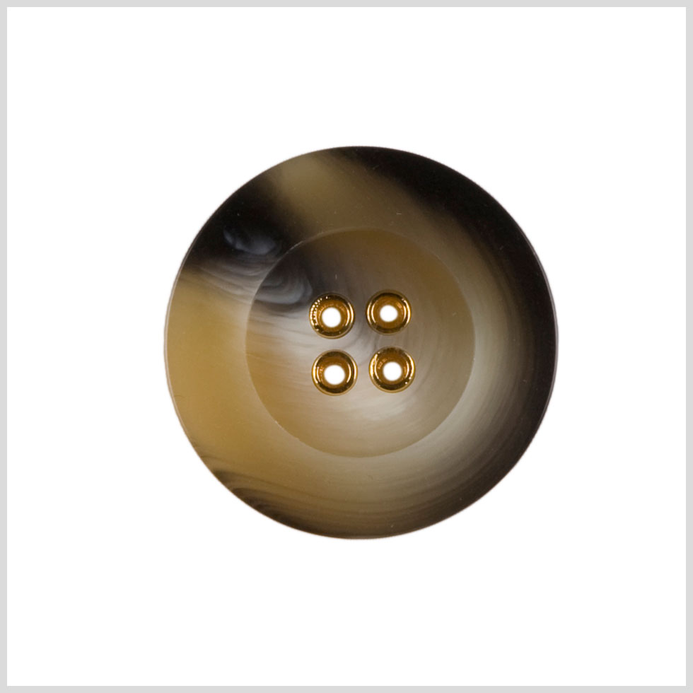 Brown Plastic Button - 32L/20mm