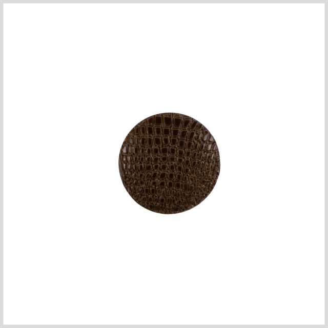 Brown Plastic Button - 24L/15mm