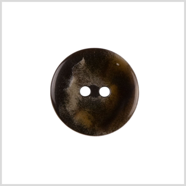 Brown Plastic Button - 28L/18mm