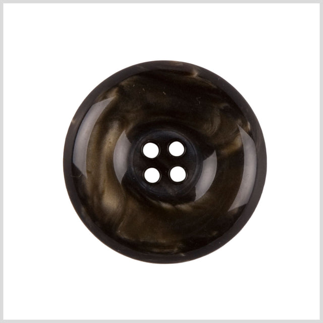 Brown Plastic Button - 28L/18mm