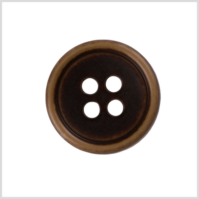 Brown Plastic Button - 44L/28mm