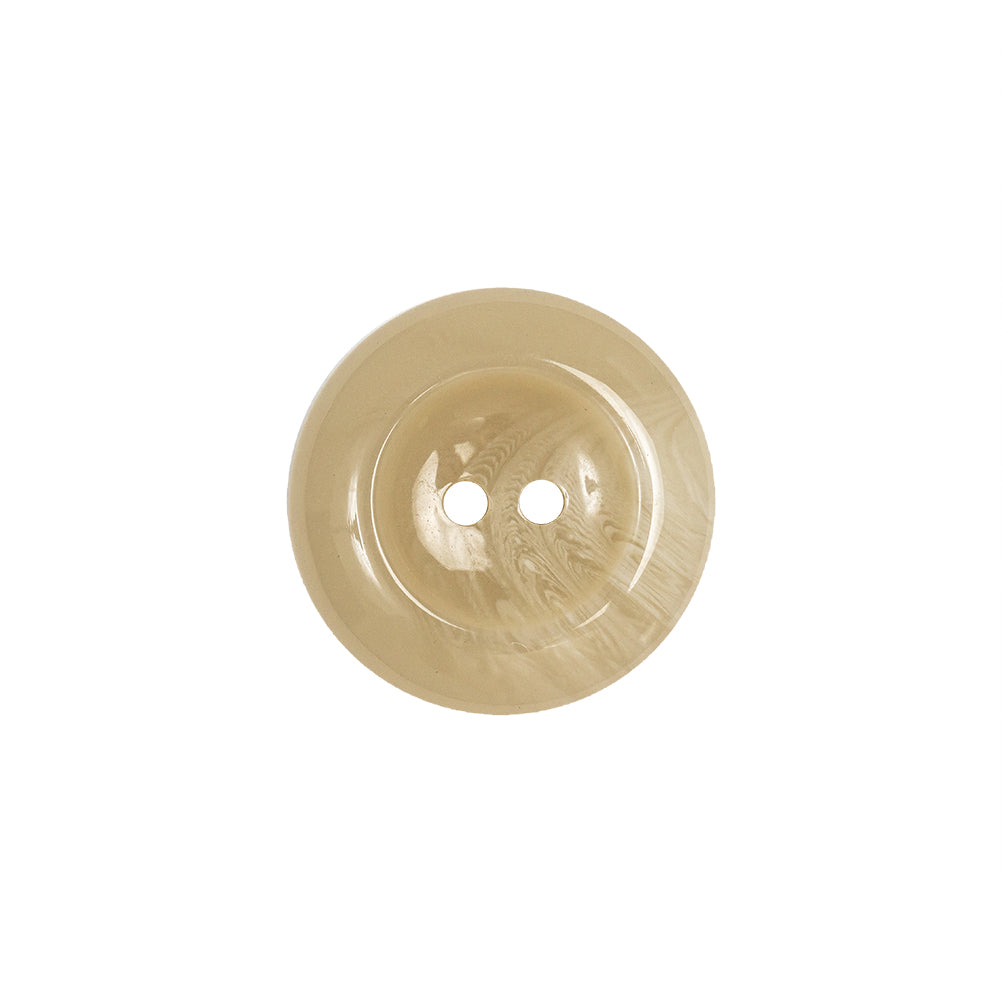 Cocoon Marbled 2-Hole Tire-Shaped Rim Plastic Button - 28L/18mm