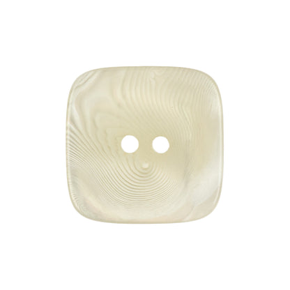 White Plastic Button - 42L/27mm