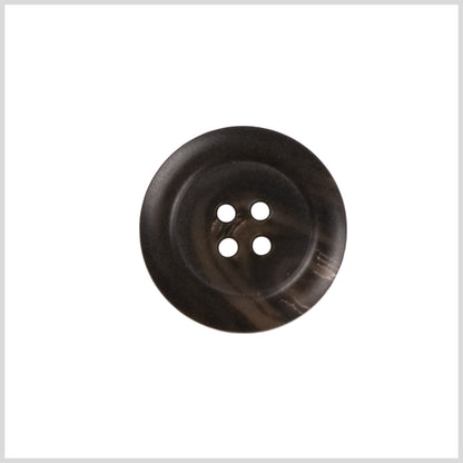 Brown Plastic Button - 28L/18mm