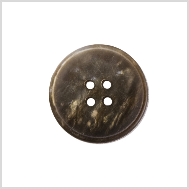 Brown Plastic Button - 28L/18mm