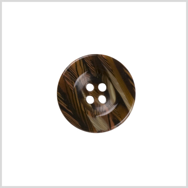 Brown Plastic Button - 32L/20mm