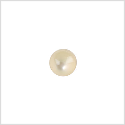 Ivory Round Plastic Button - 12L/6mm