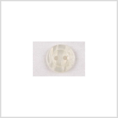 Ivory Plastic Button - 18L/11.5mm