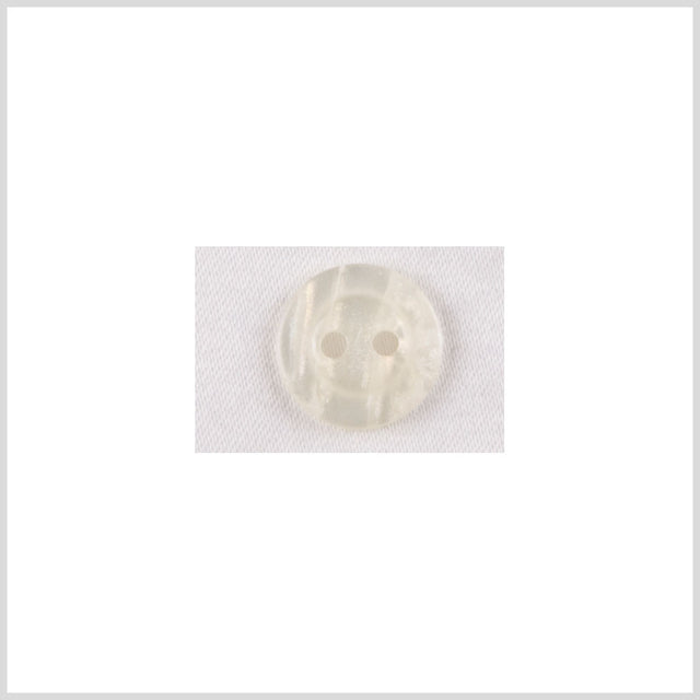 Ivory Plastic Button - 18L/11.5mm