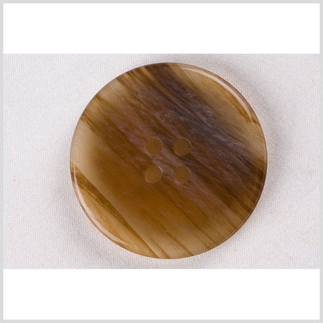 Brown Plastic Button - 54L/34mm
