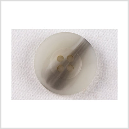 Off-White Plastic Button - 36L/23mm
