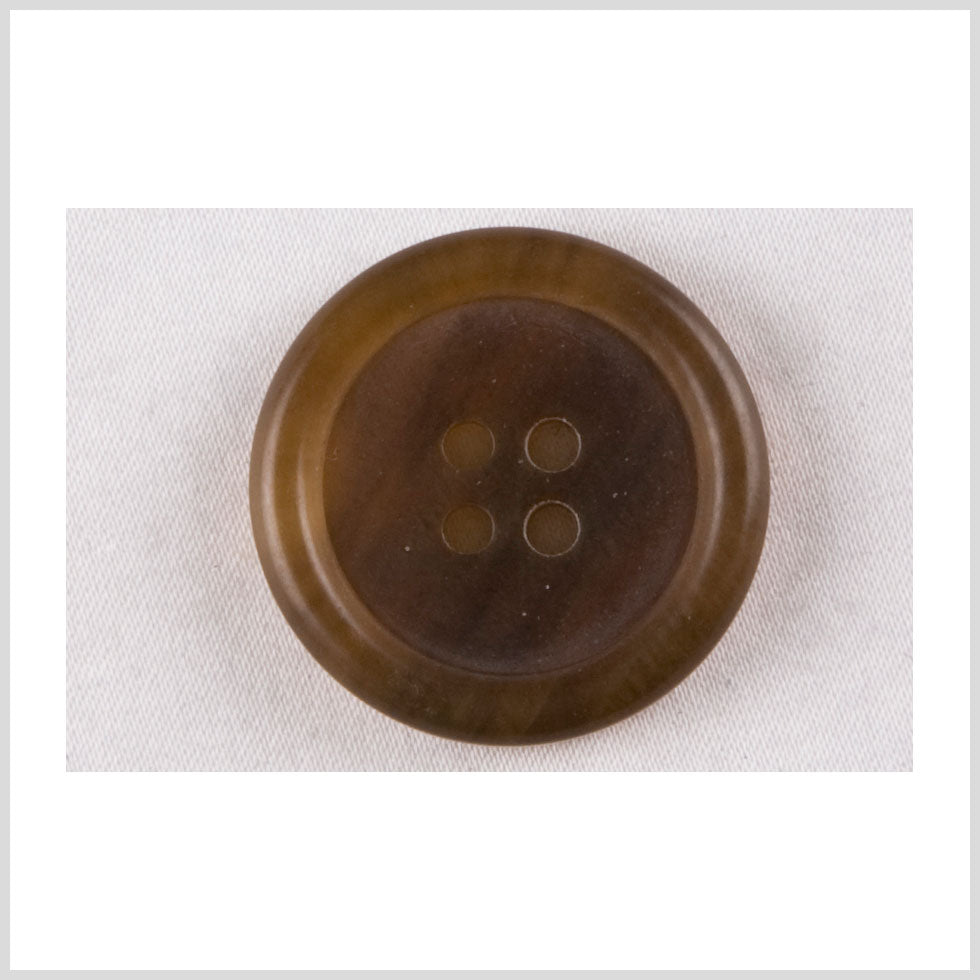 Brown Plastic Button - 40L/25mm