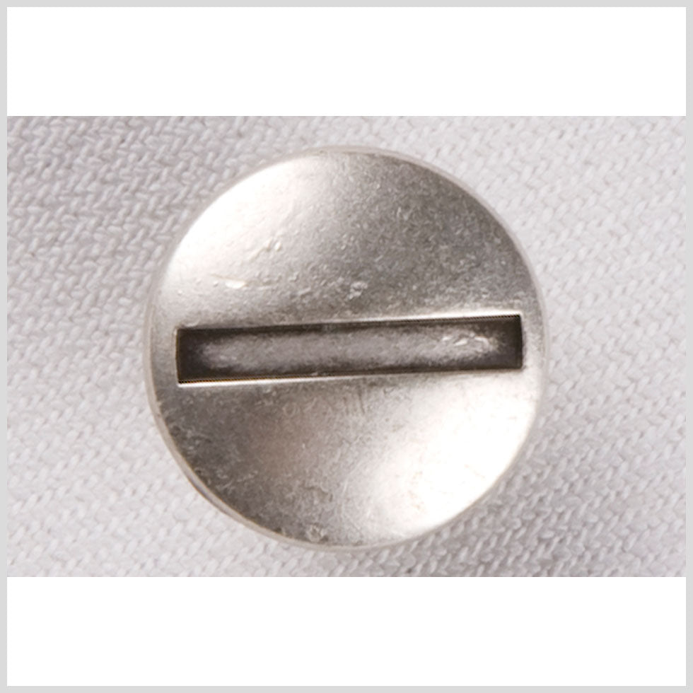 Silver Metal Coat Button - 28L/18mm