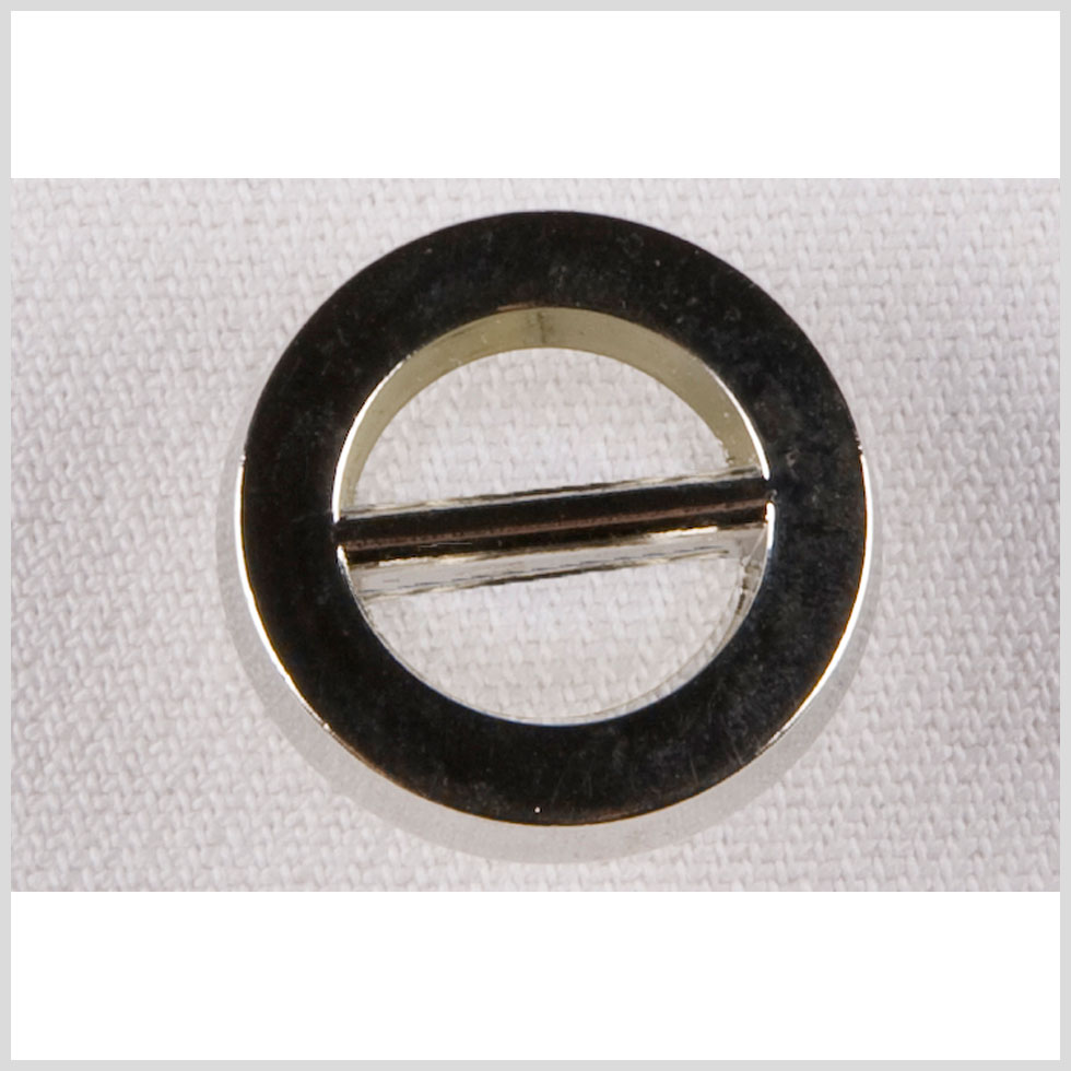 Silver Metal Coat Button - 36L/23MM