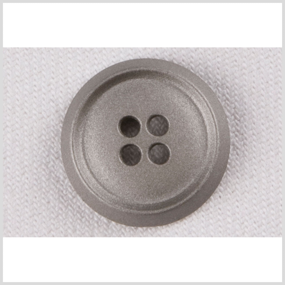 Silver Metal Coat Button - 30L/19mm