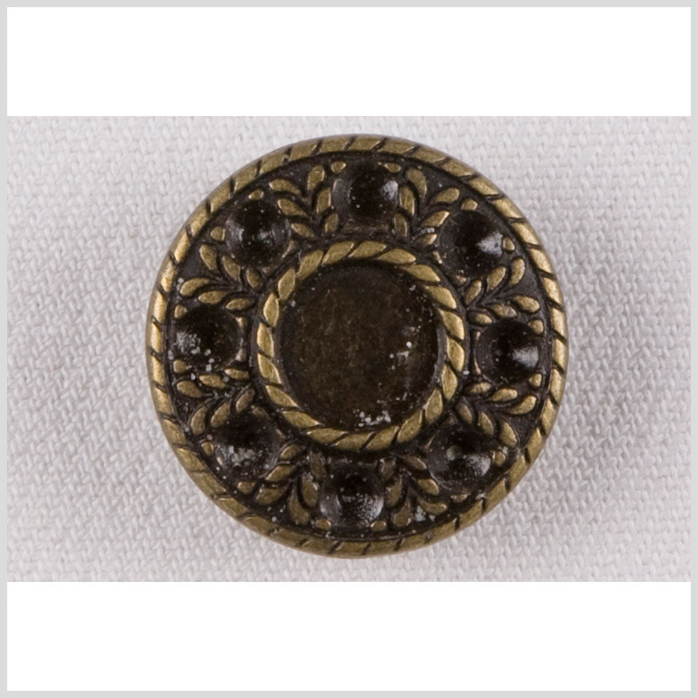 Brass Metal Button - 36L/23mm
