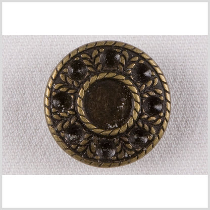 Brass Metal Button - 36L/23mm