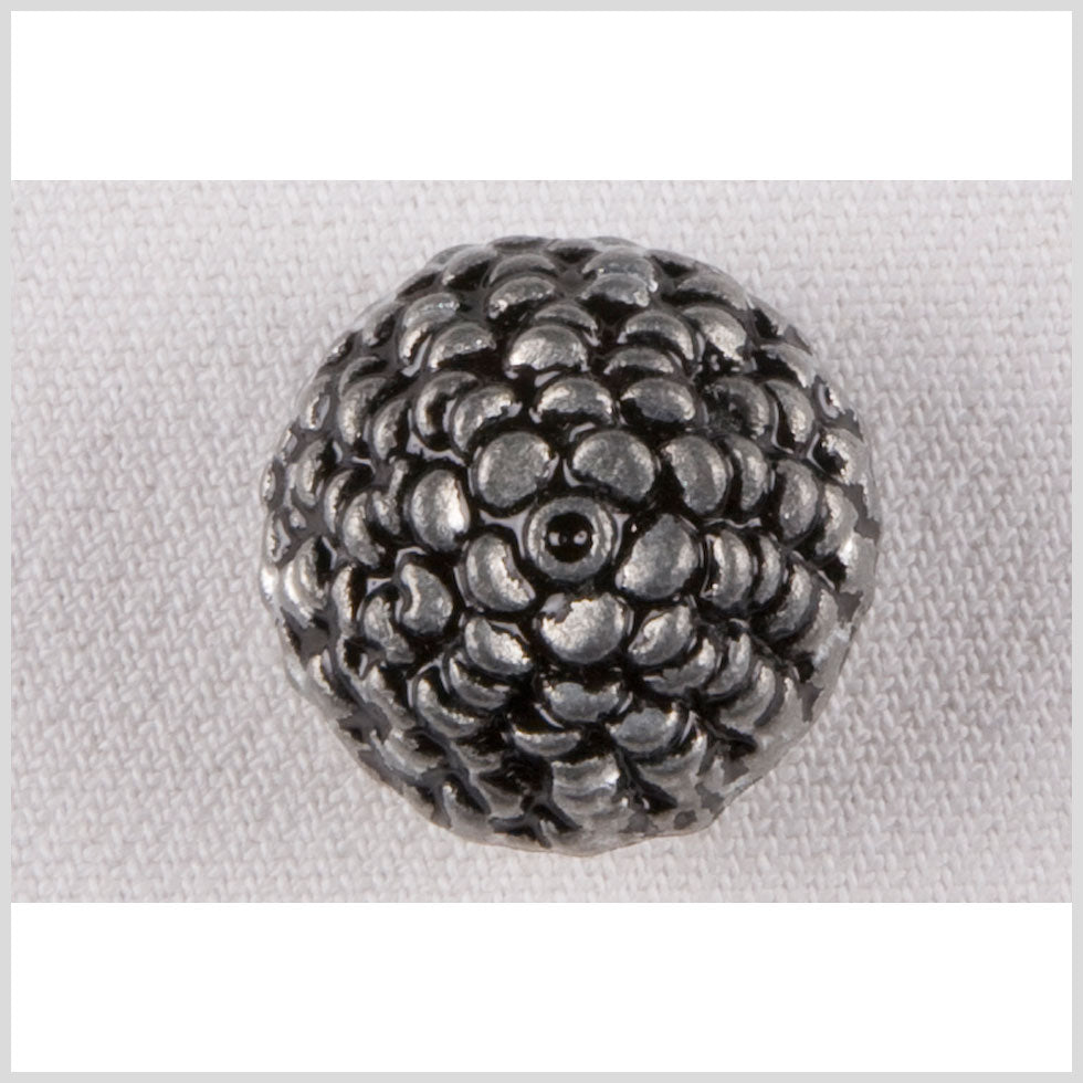 Silver Metal Coat Button - 32L/20mm