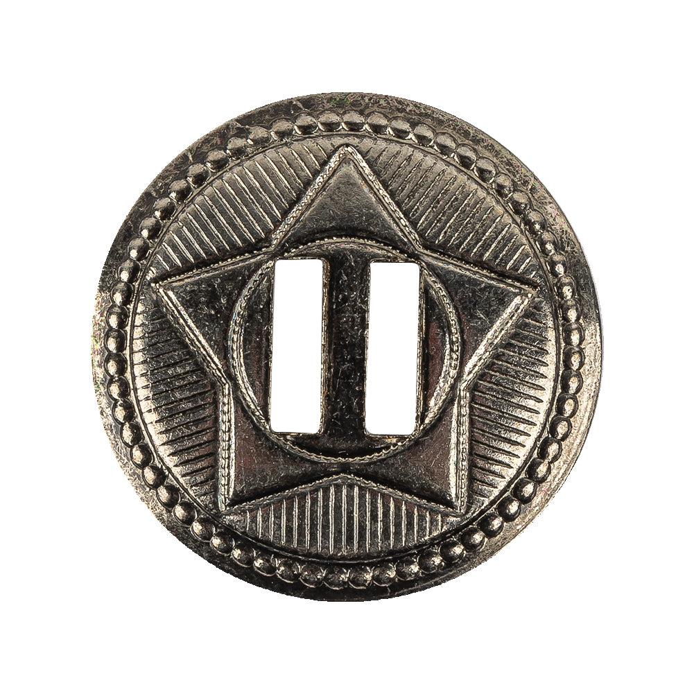 Gunmetal Metal Button - 45L/29mm