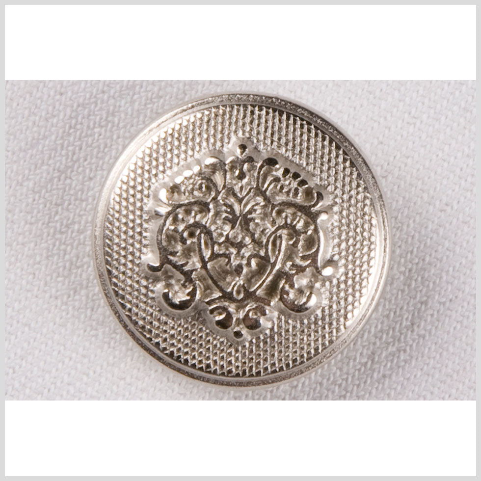 Silver Metal Coat Button - 40L/25mm