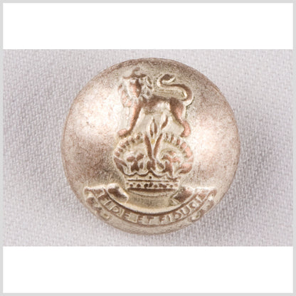 Silver Metal Coat Button - 44L/28mm