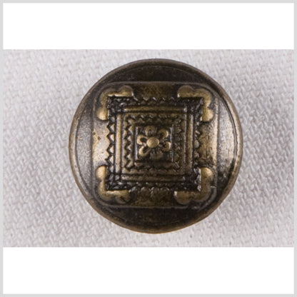 Brass Metal Button - 28L/18mm