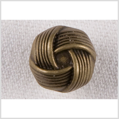 Brass Metal Button - 20L/12mm