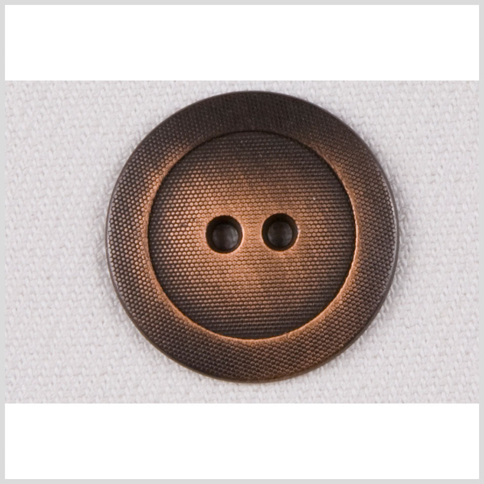 Copper Metal Coat Button - 40L/25mm