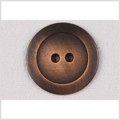 Copper Metal Coat Button - 40L/25mm