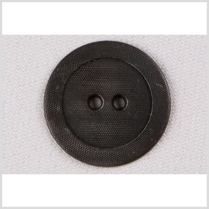 Metal 2-Hole Button - 36L/23mm - Gunmetal Dotted Texture