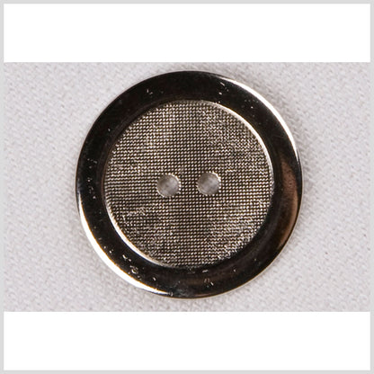 Silver Metal Coat Button - 28L/18mm