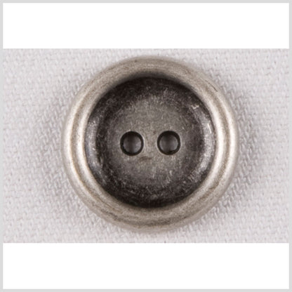 Silver Metal Coat Button - 20L/12mm