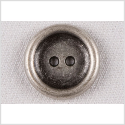Silver Metal Coat Button - 32L/20mm