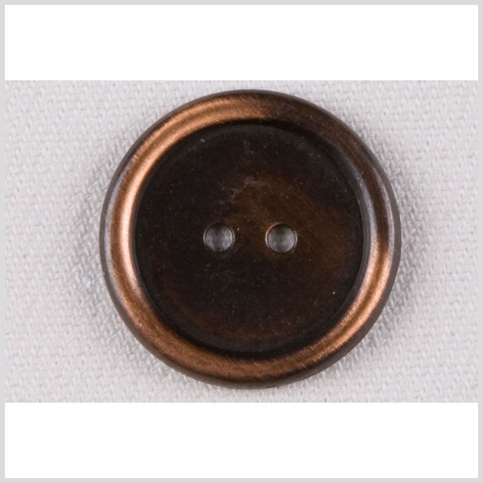 Copper Copper Metal Button - 36L/23mm