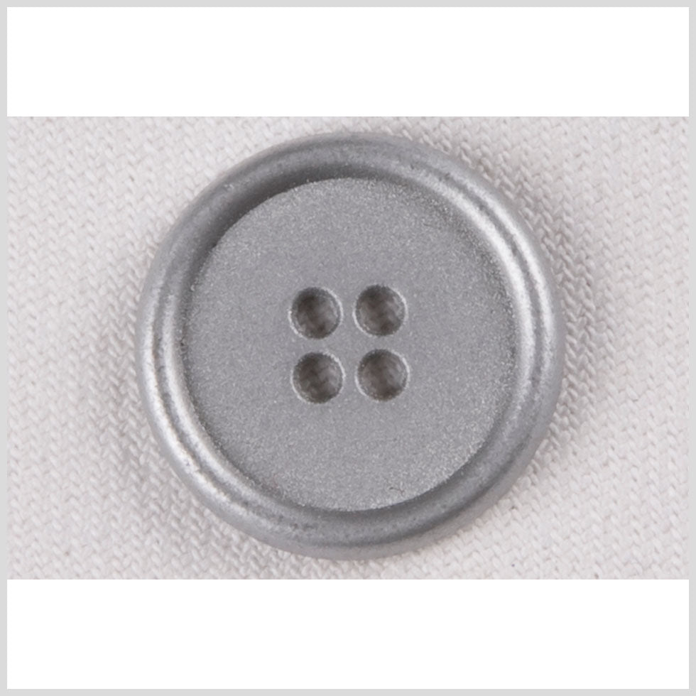 Silver Metal Coat Button - 32L/20mm