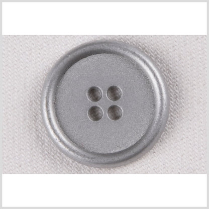 Silver Metal Coat Button - 32L/20mm